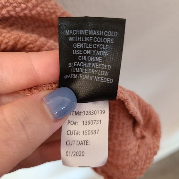 Torrid Women's Sz 0/ US Sz L Textured Knit Off-Shoulder Babydoll Top Shortsleeve - Picture 8 of 10